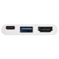 Hama 8 Interface Hub White
